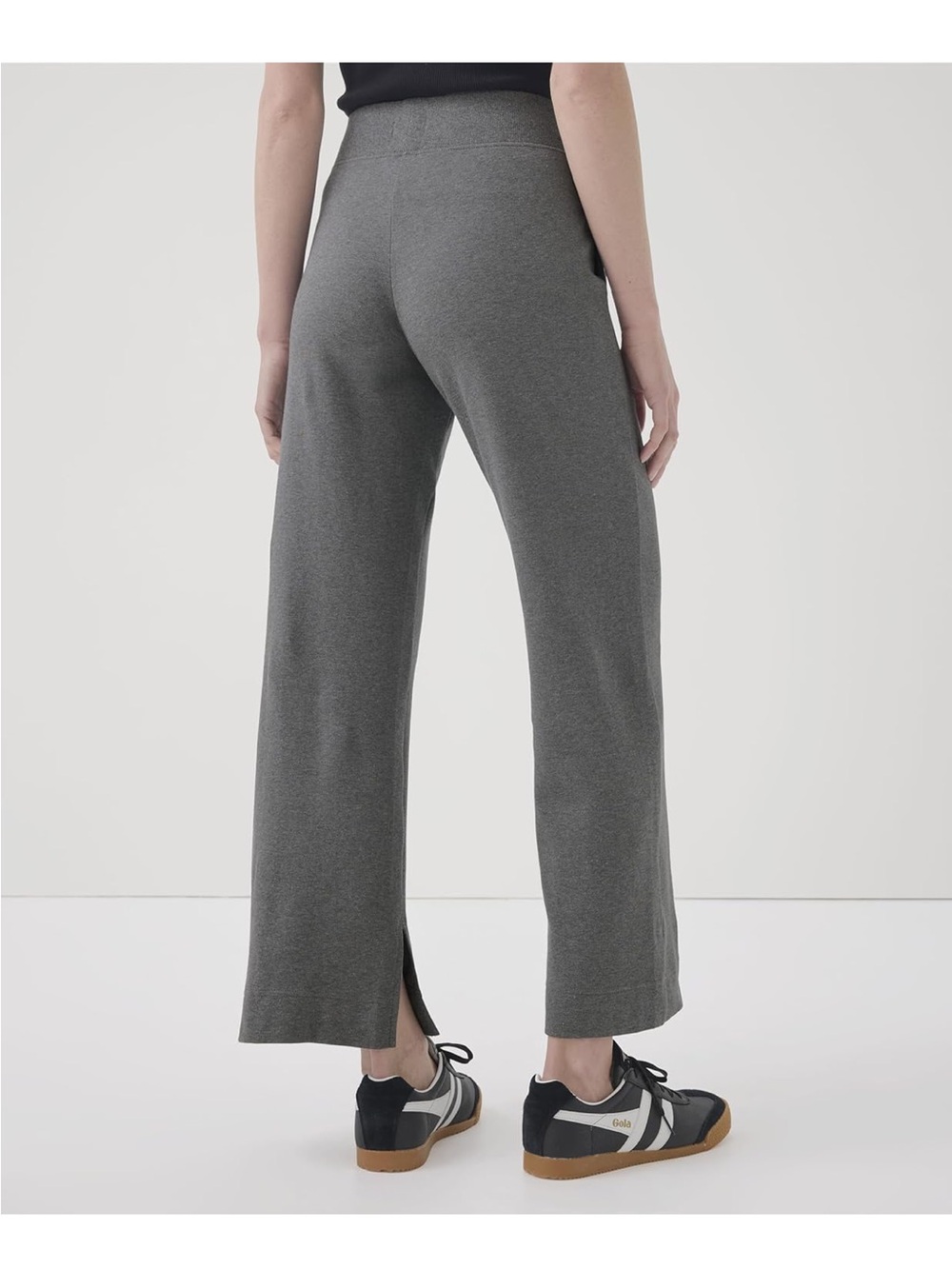 New W/ Imperfections Pact Sz XS Medium Gray Airplane Wide Leg Pant Medium Gray - Picture 3 of 11